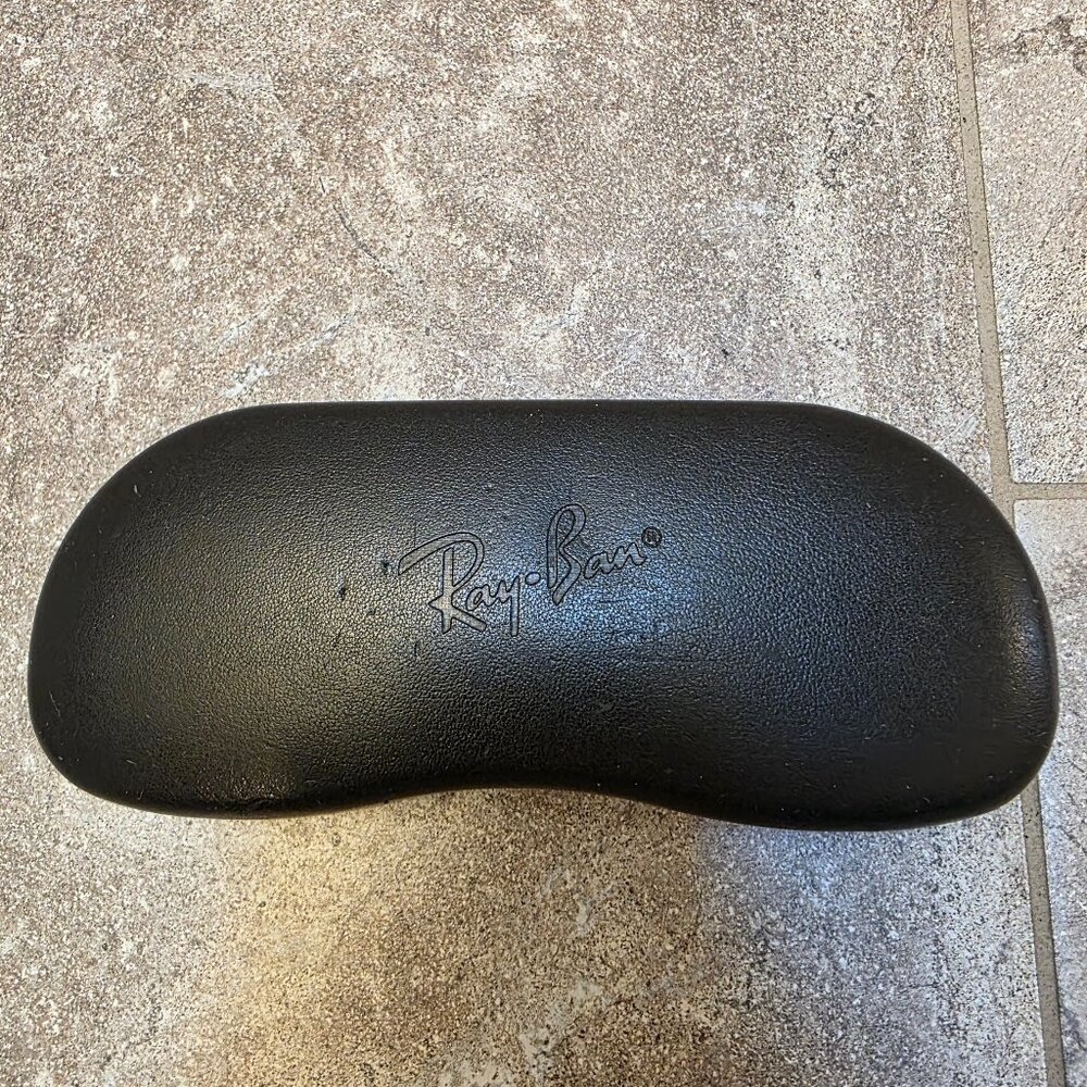 Black RAY-BAN Hard Case Sunglasses Eyeglasses Original vintage